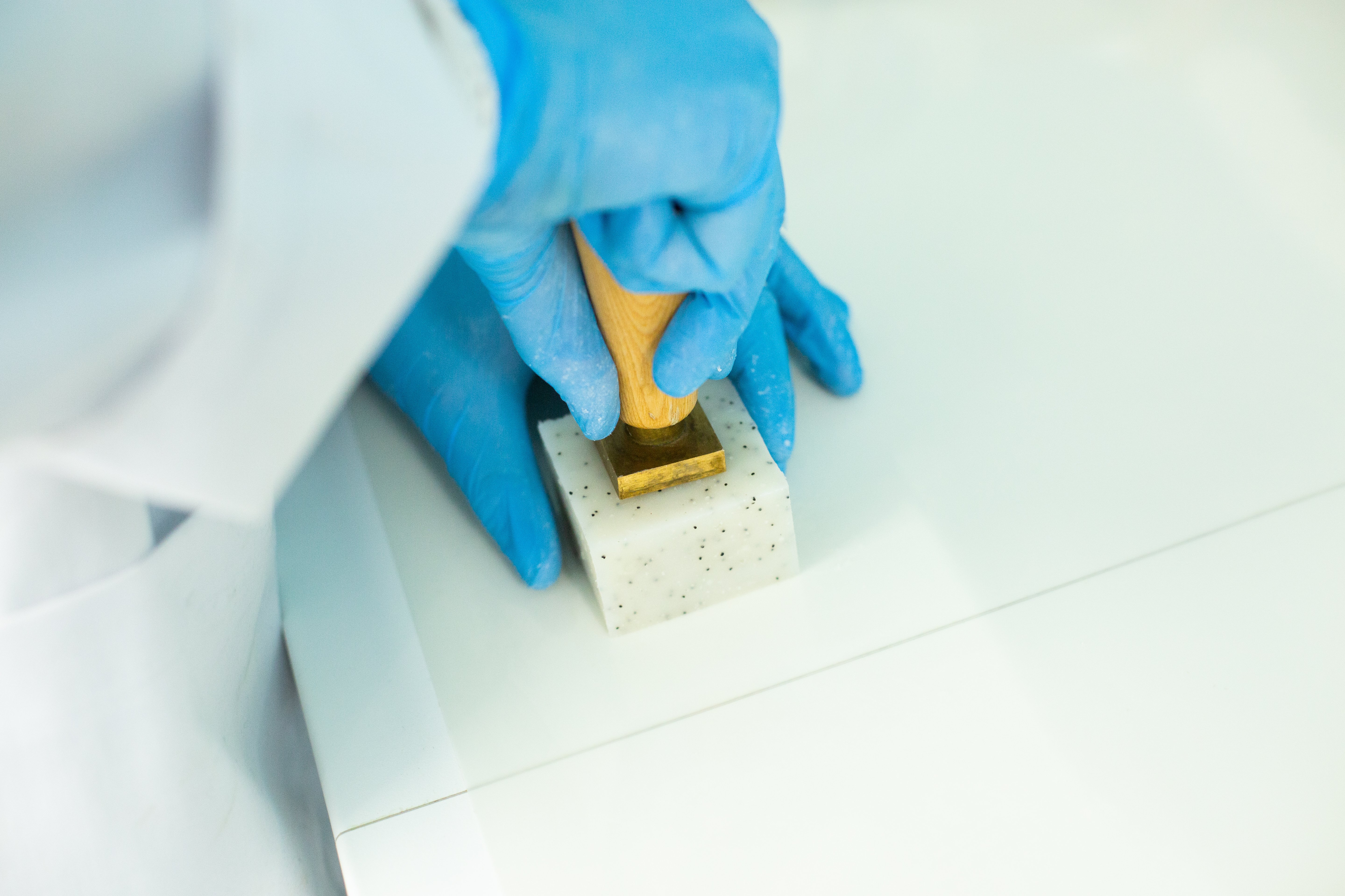 Processus de saponification froid chez Atelier Populaire.