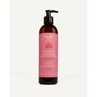Aleppo Liquid Soap with Organic Damascus Rose Flower Water - Najel - Hygiene