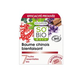Chinese comforting balm with 7 organic essential oils - So'bio étic - Massage and relaxation