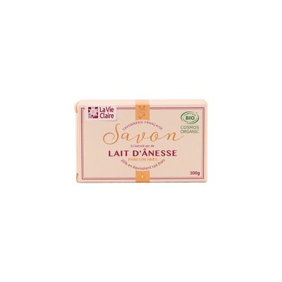 Savon au lait d'ânesse parfum miel - LA VIE CLAIRE - Hygiene