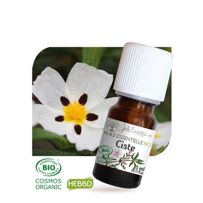 Huile essentielle Ciste Bio - Joli'Essence - Diy ingredients