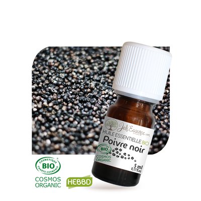 Huile essentielle Poivre noir Bio - Joli'Essence - Diy ingredients