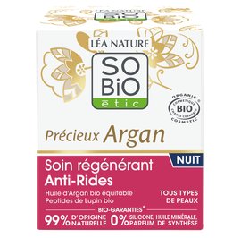 Anti-Wrinkle Regenerative Care NIGHT - Précieux Argan - So'bio étic - Face