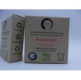 Solid Soap - Patchouli with Hibiscus Flowers - Earth Sense Organics SAS - Health - Hygiene - Massage and relaxation - Body