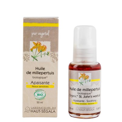 Organic* st. john's wort oil - Laboratoire du haut segala - Face - Massage and relaxation - Body