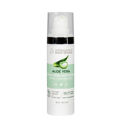 Anti-pollution serum - aloe vera range - Laboratoire du haut segala - Face