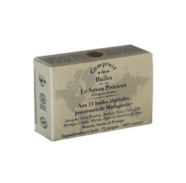 "Savon precieux" soap with 11 precious vegetable oils from Madagascar - Comptoir des Huiles - Hygiene