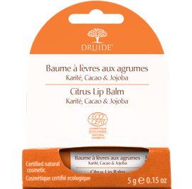 Citrus Lip Balm with Shea Butter, Cacao & Jojoba - DRUIDE - Face