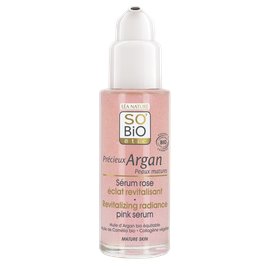 Revitalizing radiance pink serum - Précieux Argan Mature skin - So'bio étic - Face