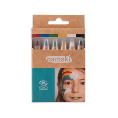 Face Painting pencils Jumbo - 6 colors - Rainbow - Namaki - Makeup
