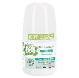 Refreshing 24h Deodorant Organic mint - So'bio étic - Hygiene