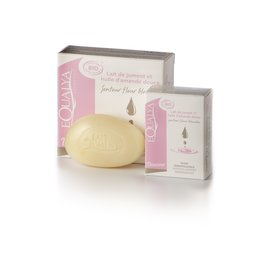 Savon dermatologique 100 g DOUCEUR - 5 % de lait de jument lyophilisé / huile d'amande douce - Equalya - Hygiene