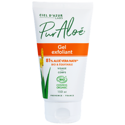 Scrub gel - Aloe Vera 81% - Pur'Aloé - Vera - Face